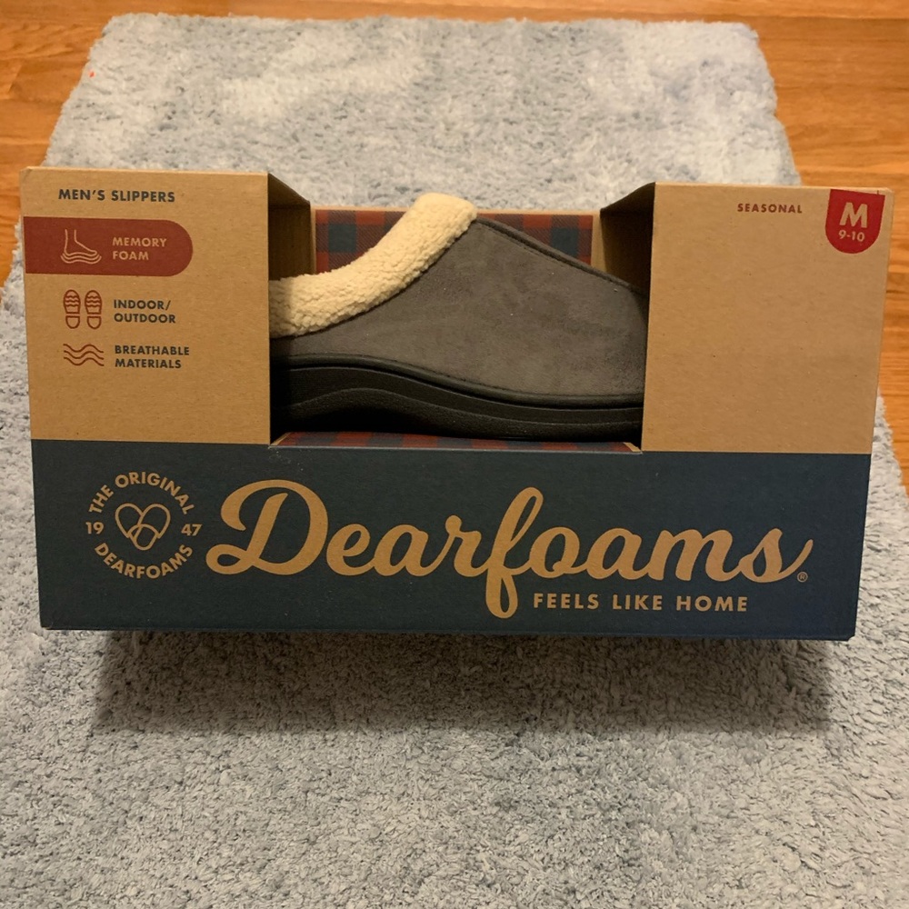 Men’s Dearfoams Memory Foam Slippers